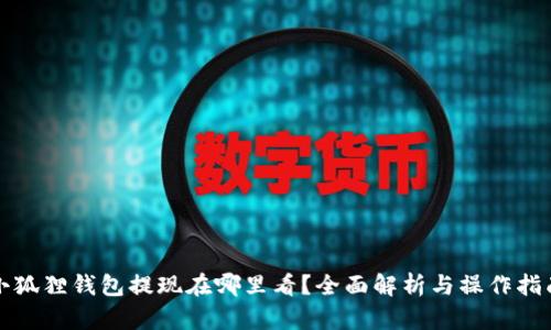 小狐狸钱包提现在哪里看？全面解析与操作指南