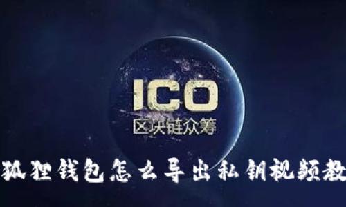 :

小狐狸钱包怎么导出私钥视频教程