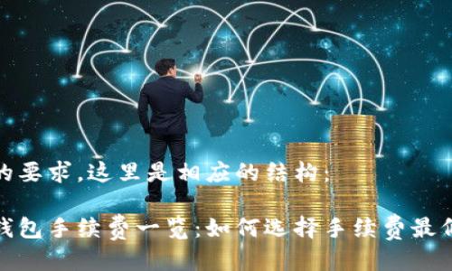 按照您的要求，这里是相应的结构：

区块链钱包手续费一览：如何选择手续费最低的钱包